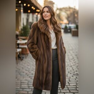 Vintage Full-Length Mink Fur Coat – Eaton’s